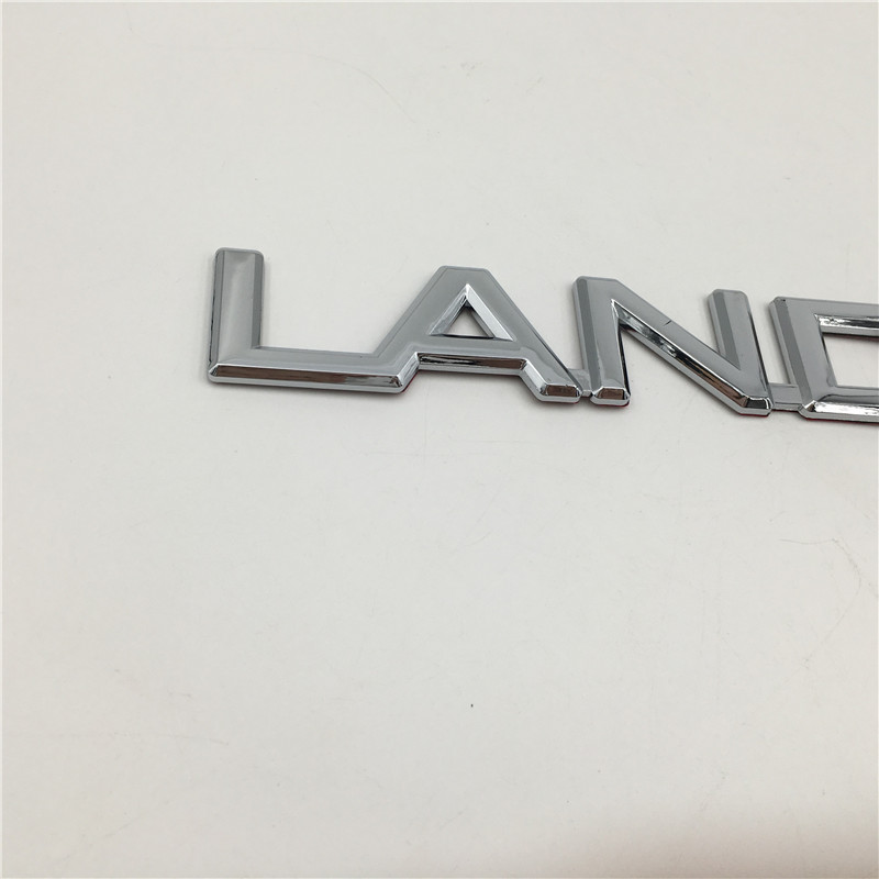For Toyota Land Cruiser Prado Rear Trunk Boot Emblem Hatchback Badge Logo Car Ornament