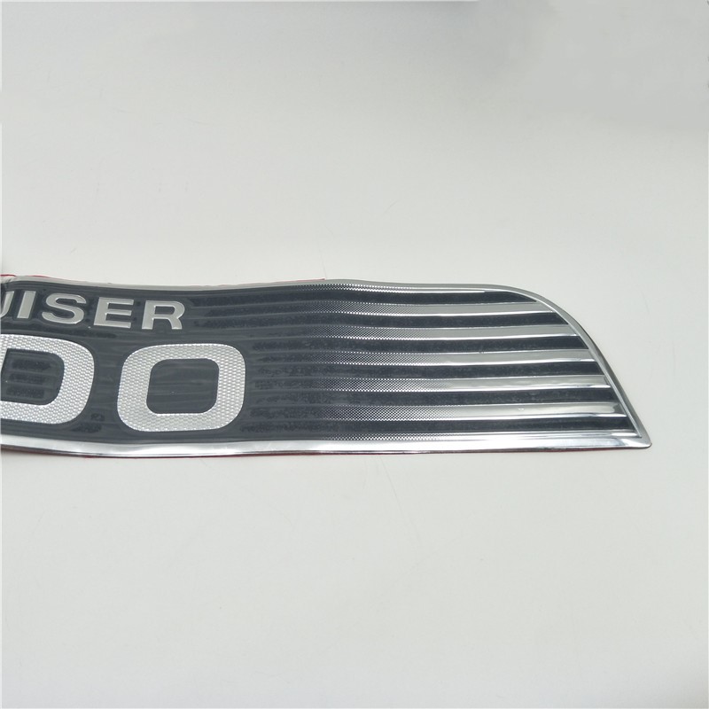 For Toyota Land Cruiser Prado Tail Emblem Car 3D Badge Sticker Rear Trunk Letter Logo Decal