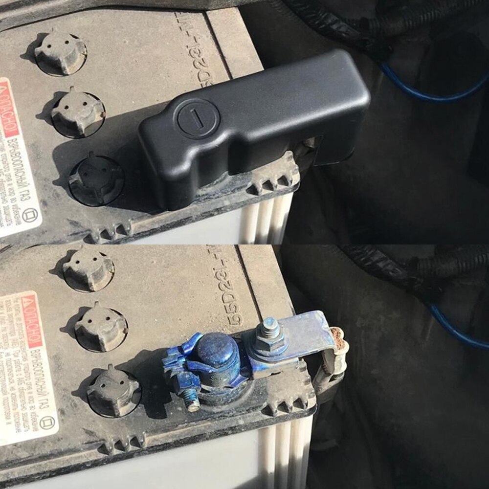 Car Battery Clip Cover for Toyota Vios Yaris Belta VITZ XP90 XP130 2006-2018 Battery Power Negative Electrode Protector Cover