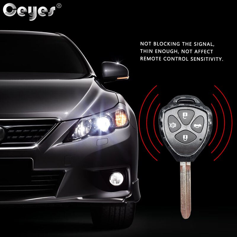 Ceyes Car Accessories Carbon Fiber Protective Key Cover Styling Case For Toyota Corolla Hilux Vitz Rav4 Camry Crown Auto Shell Ceyes Car Accessories Carbon Fiber Protective Key Cover Styling Case For Toyota Corolla Hilux Vitz Rav4 Camry Crown Auto Shell