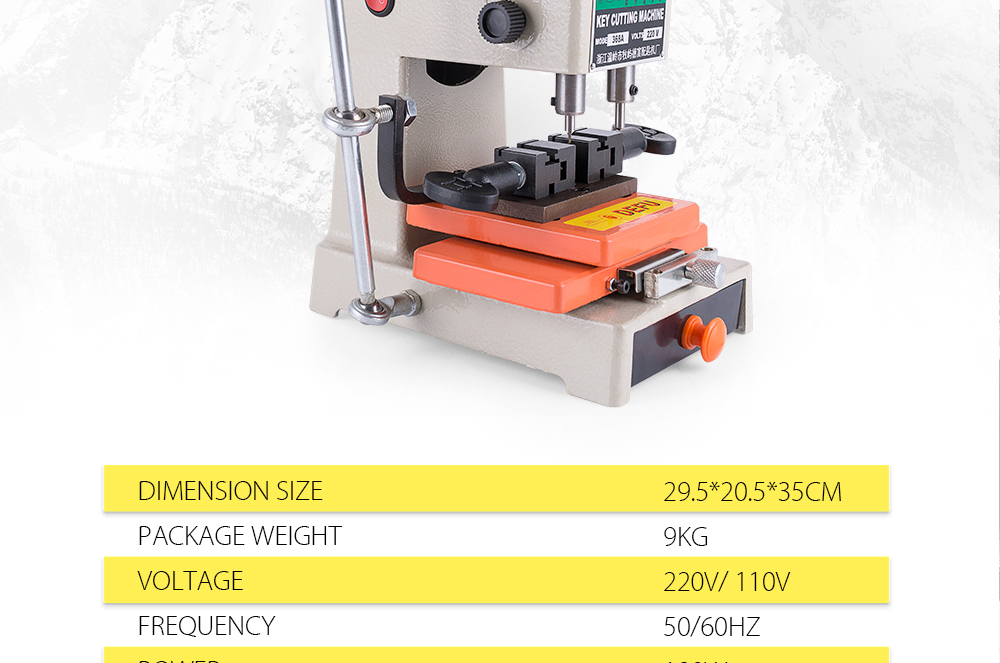 368A Key Duplicating Machine 180w Key Cutting Machine drill machine to make car door keys locksmith tools