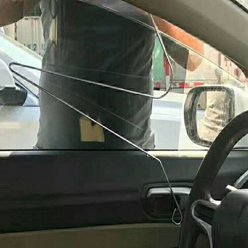 Car Door Lock Out Emergency Open Unlock Key Tools Kit + Black Air Pump Universal G6KC