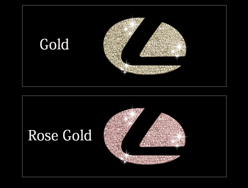 Car styling Accessories for Lexus es es200 es300 nx nx200 Car steering wheel logo Emblem Zinc alloy diamond decoration stickers Car styling Accessories for Lexus es es200 es300 nx nx200 Car steering wheel logo Emblem Zinc alloy diamond decoration stickers
