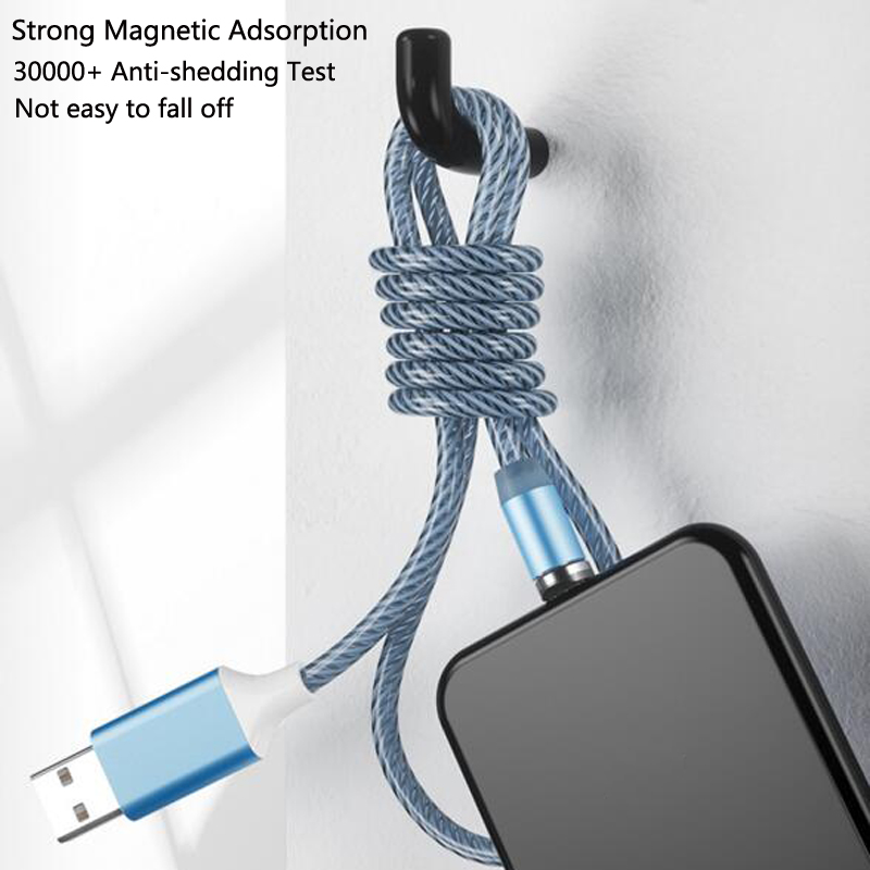 Car Phone Charging Flow Luminous Lighting Magnetic USB Cable For KIA Rio Ceed Sportage Mazda 3 6 Cx-5 Peugeot 206 307 308 207 Car Phone Charging Flow Luminous Lighting Magnetic USB Cable For KIA Rio Ceed Sportage Mazda 3 6 Cx-5 Peugeot 206 307 308 207
